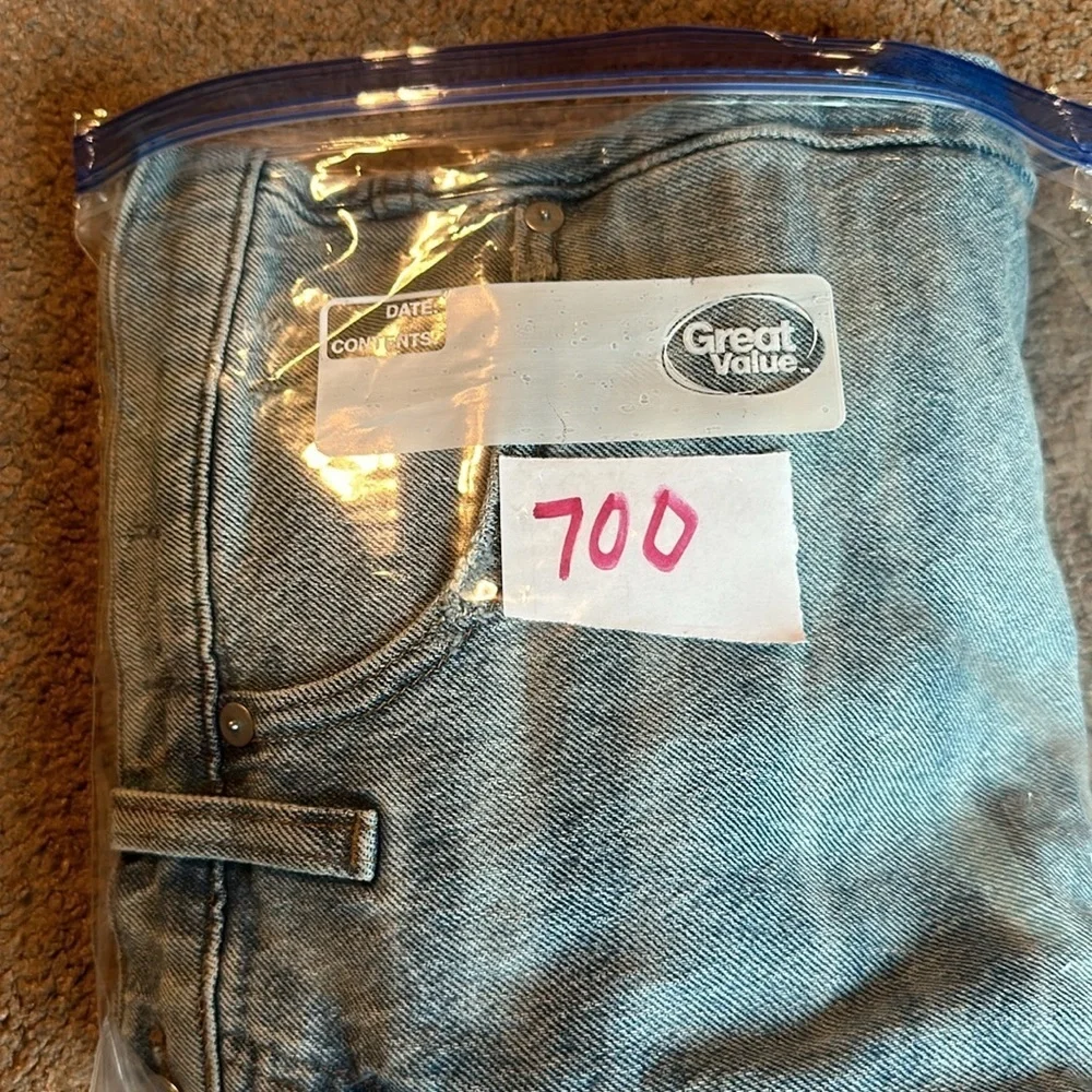 Madewell Blue Denim Jean HIGH Rise Mid Lenght Shorts Cotton Blend Raw Hem